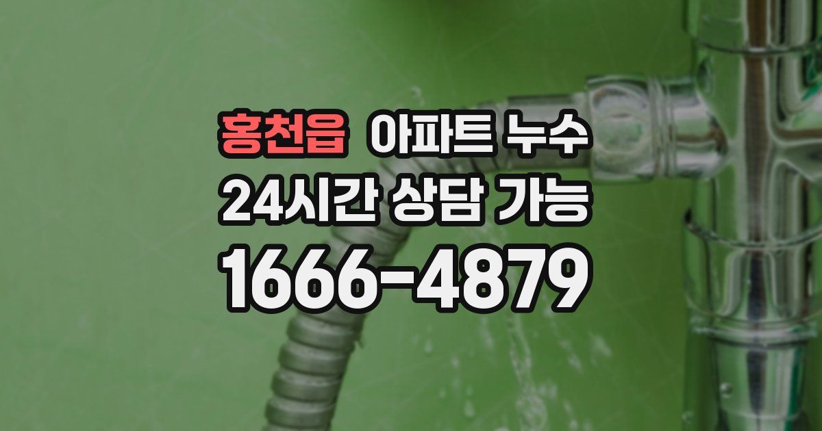 홍천읍 아파트 누수