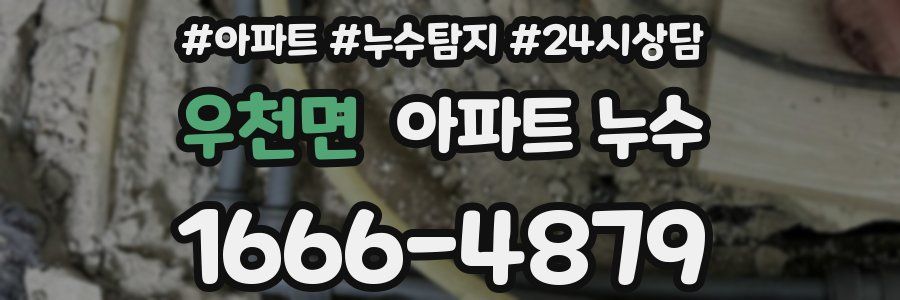 우천면 누수탐지