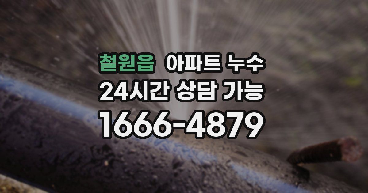 철원읍 아파트 누수