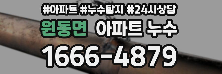 원동면 누수탐지