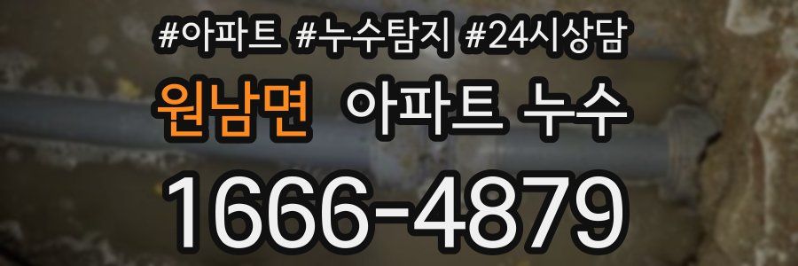 원남면 누수탐지