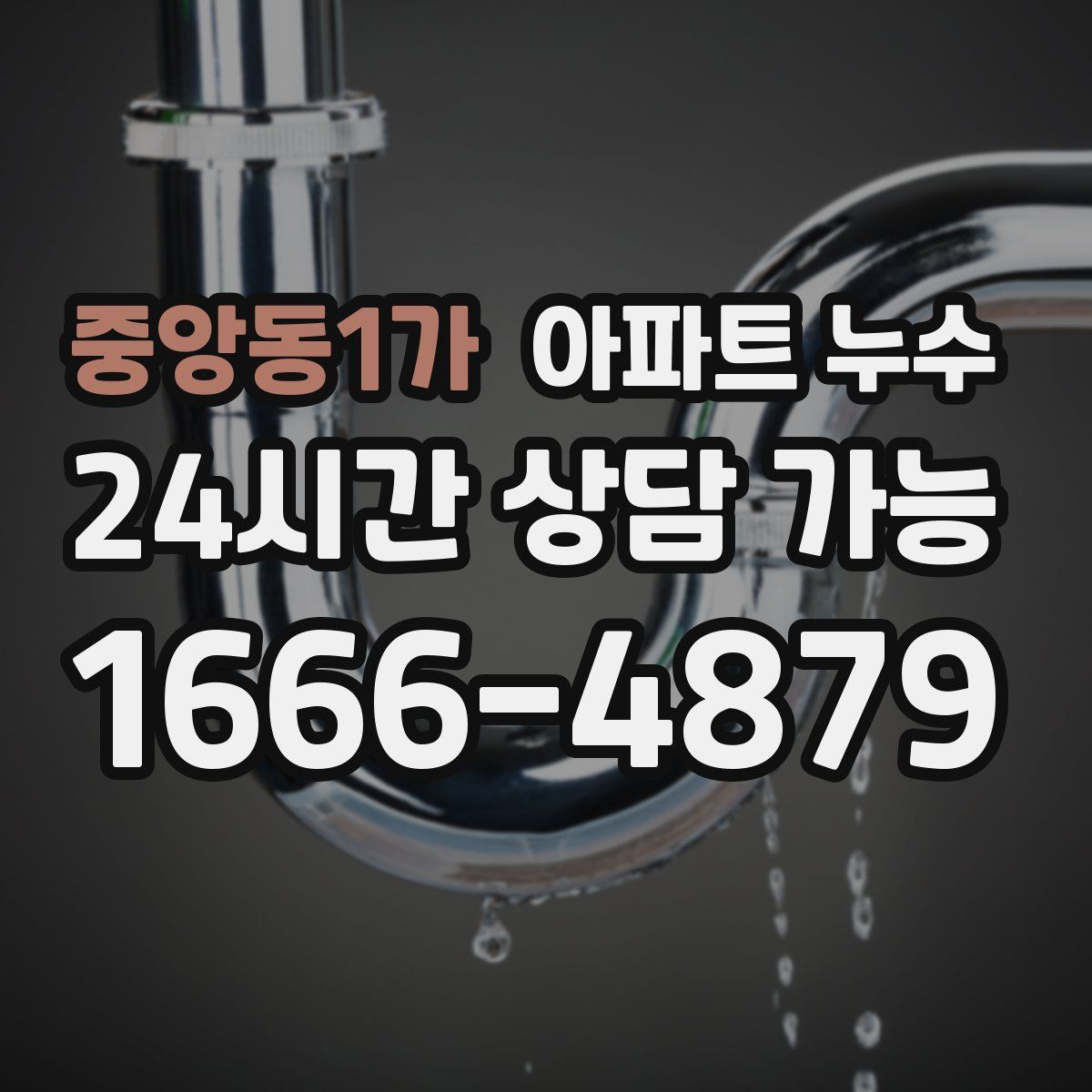 중앙동1가 아파트 누수탐지