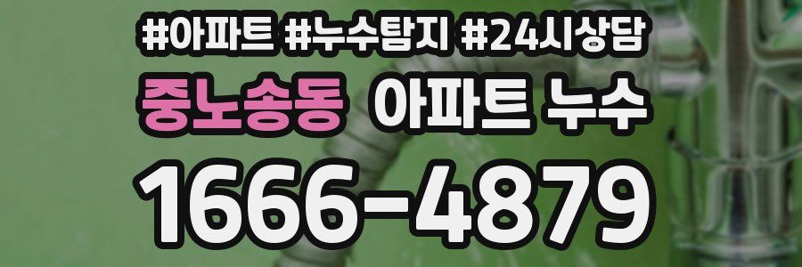 중노송동 누수탐지