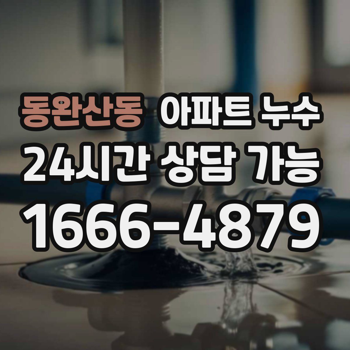 동완산동 아파트 누수탐지