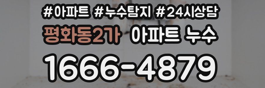 평화동2가 누수탐지