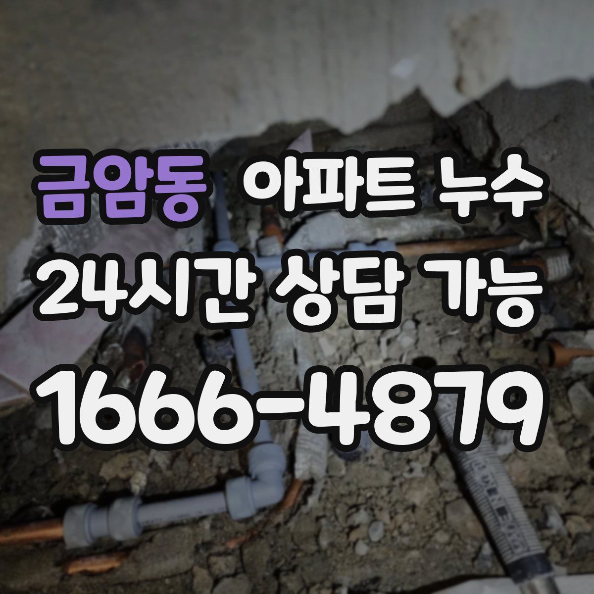 금암동 아파트 누수탐지