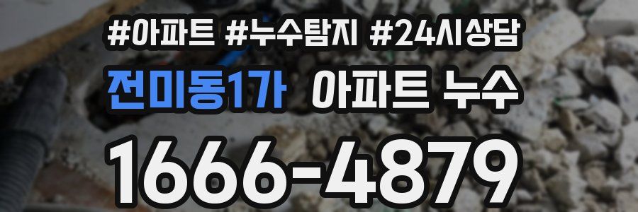 전미동1가 누수탐지