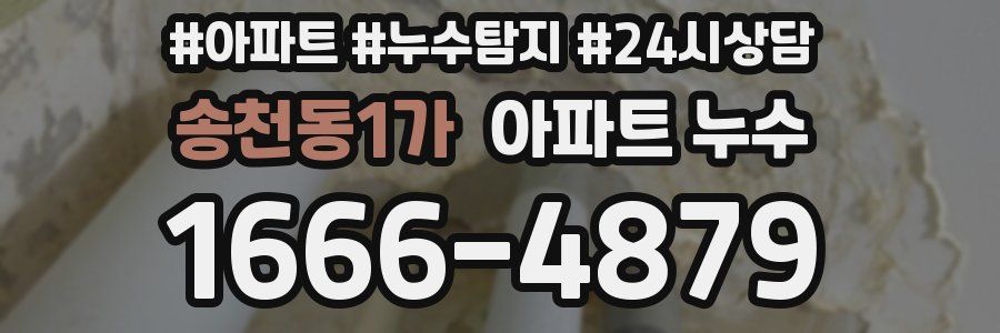 송천동1가 누수탐지