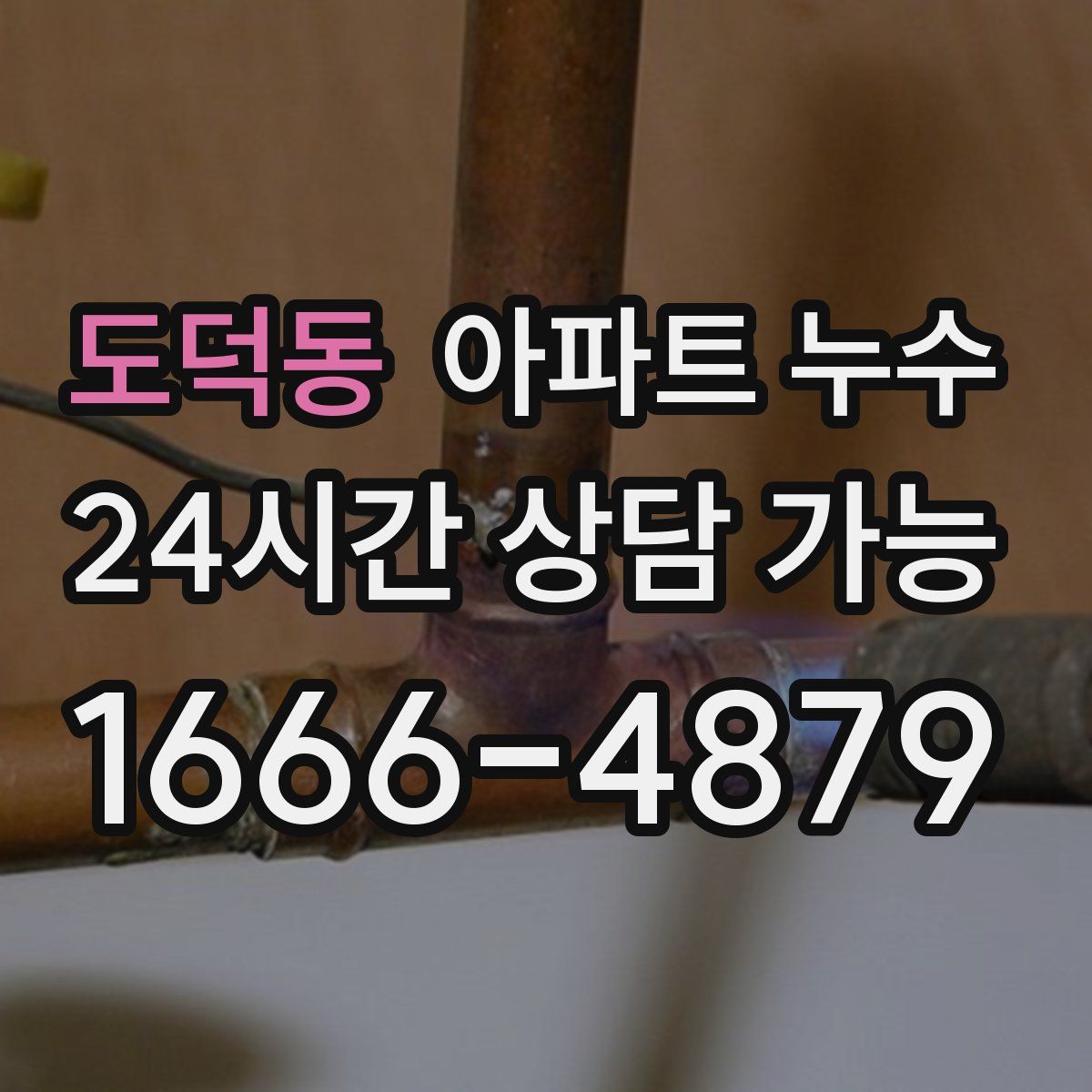 도덕동 아파트 누수탐지