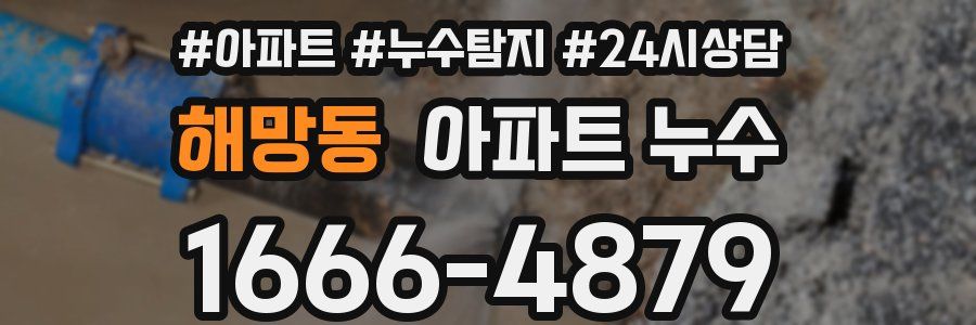 해망동 누수탐지
