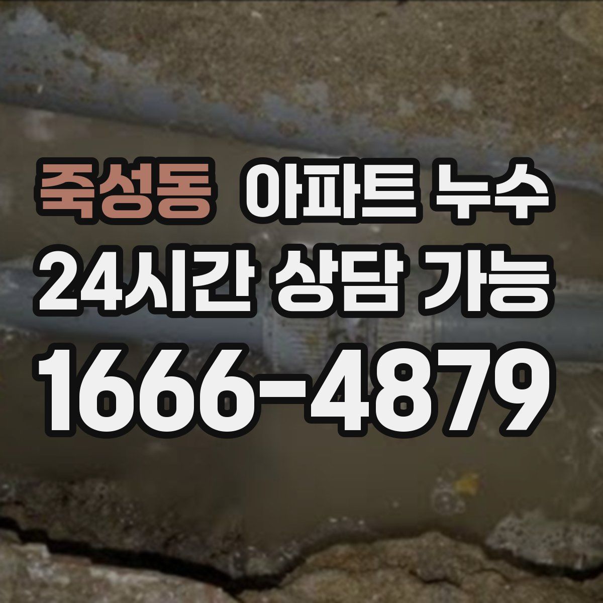 죽성동 아파트 누수탐지