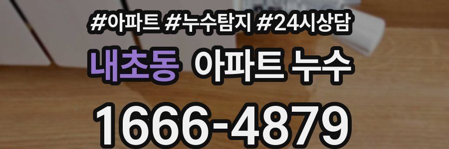 내초동 누수탐지