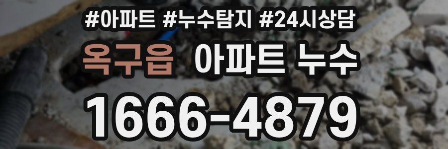 옥구읍 누수탐지