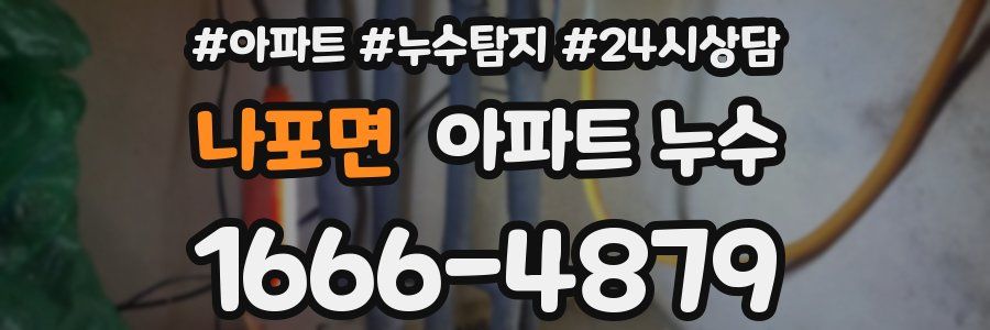 나포면 누수탐지