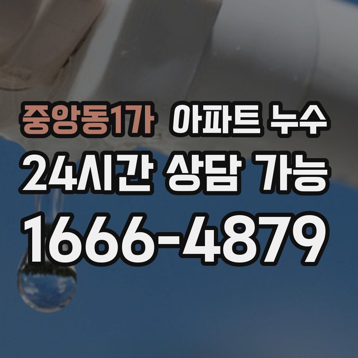 중앙동1가 아파트 누수탐지