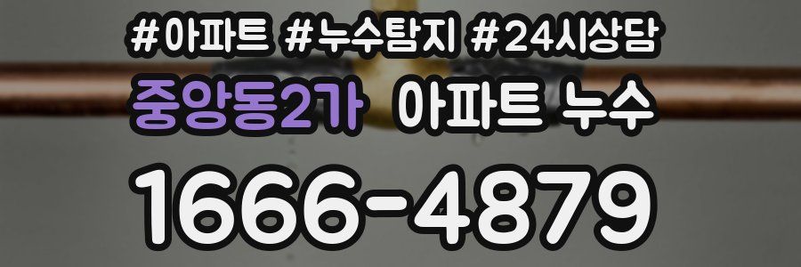 중앙동2가 누수탐지