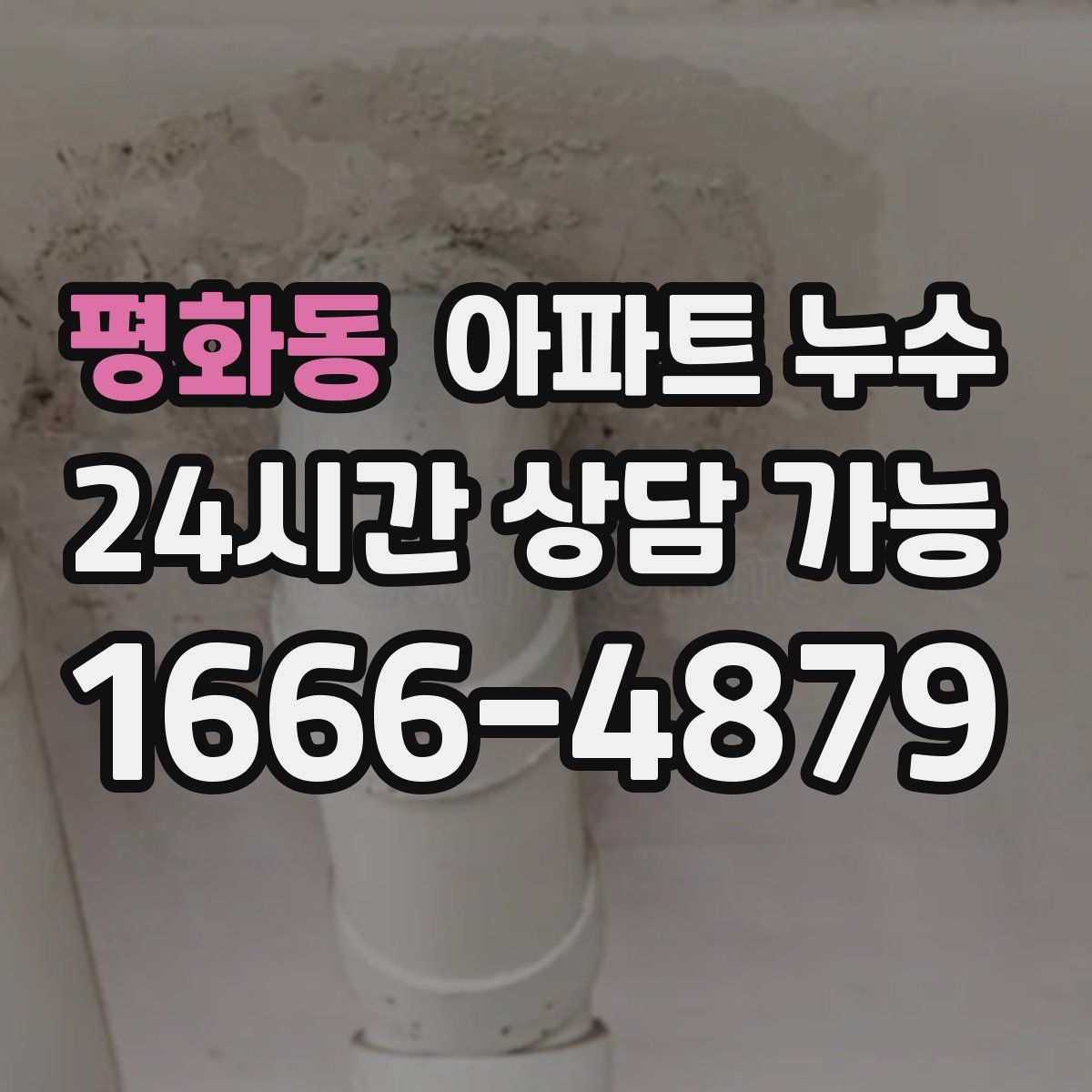 평화동 아파트 누수탐지