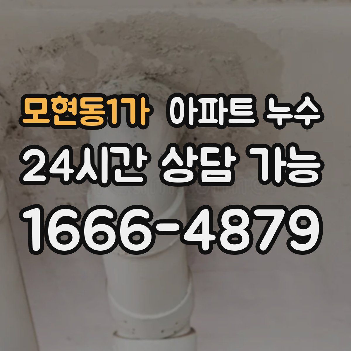 모현동1가 아파트 누수탐지