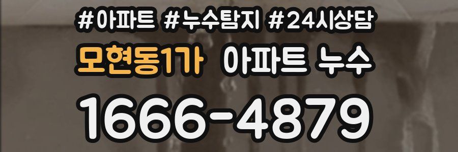 모현동1가 누수탐지