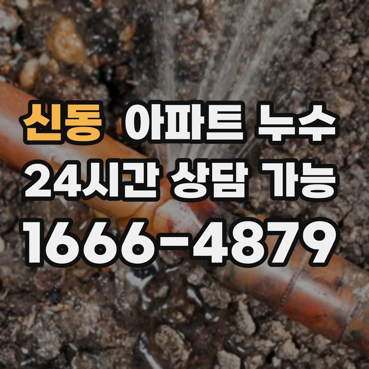 신동 아파트 누수탐지