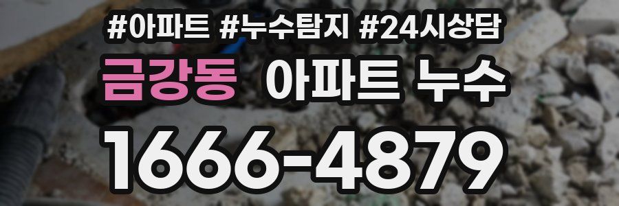 금강동 누수탐지