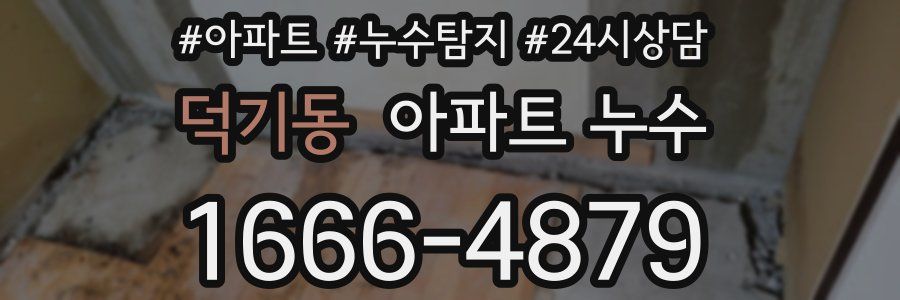 덕기동 누수탐지