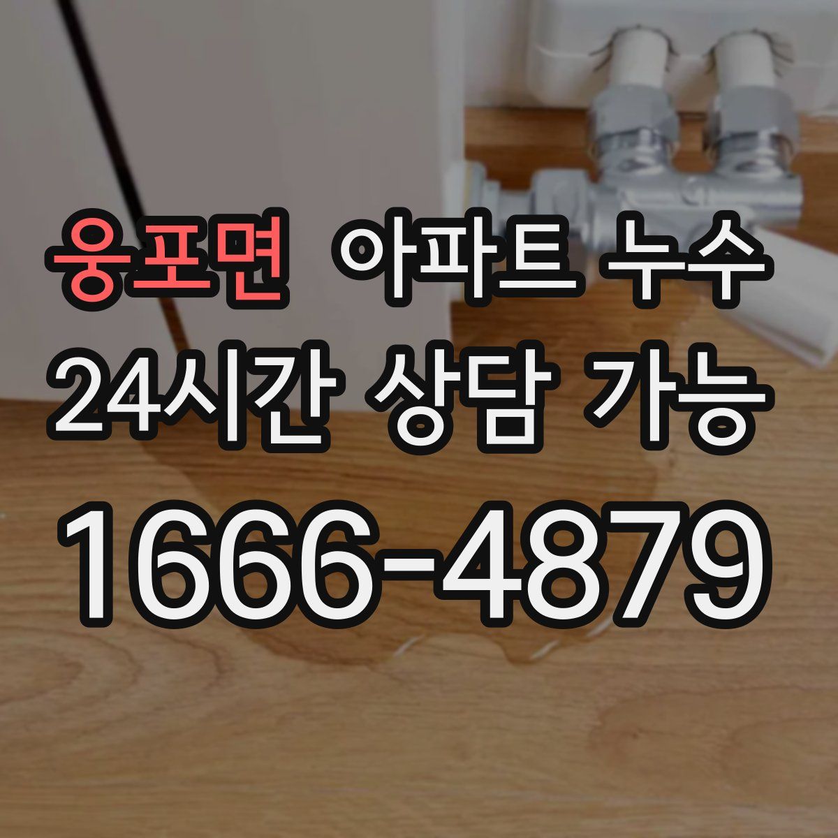 웅포면 아파트 누수탐지