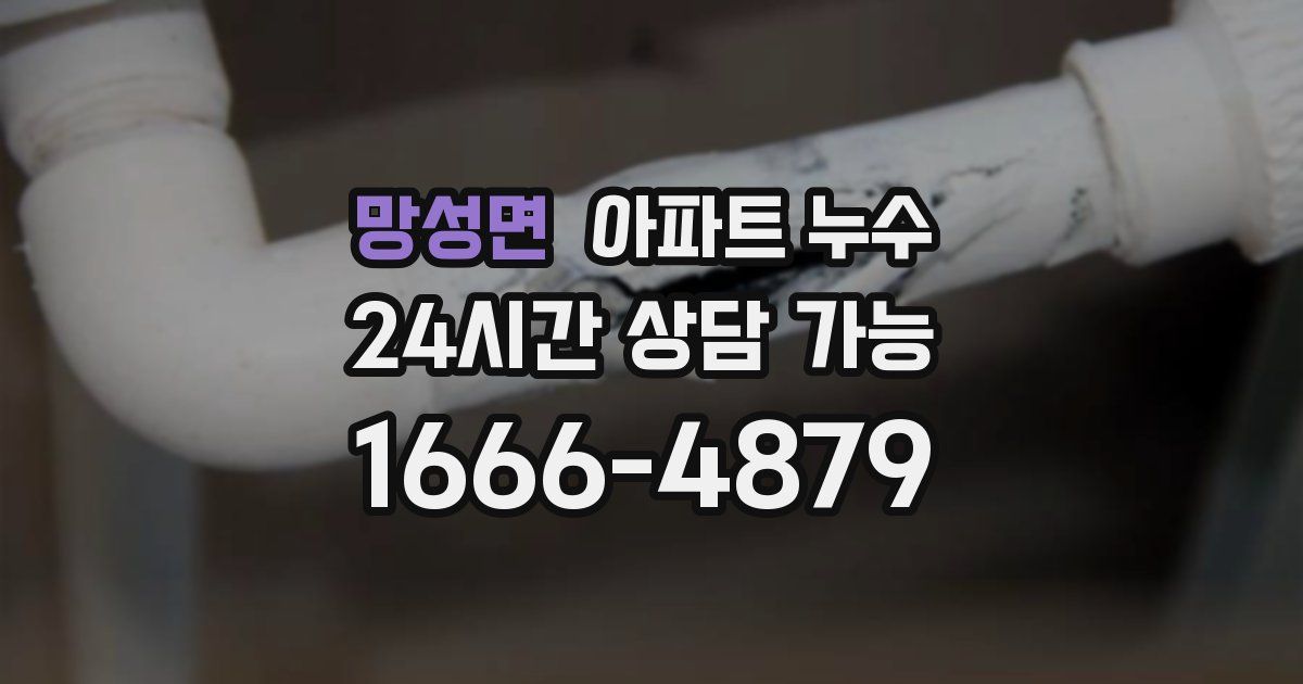 망성면 아파트 누수