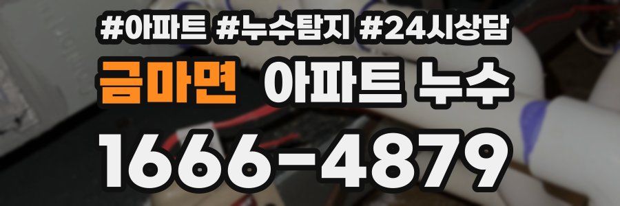 금마면 누수탐지