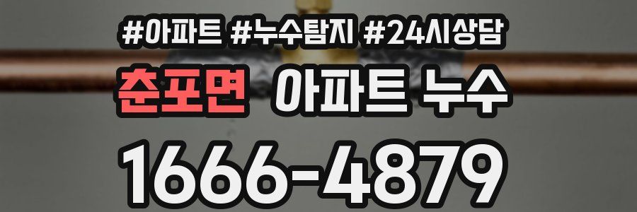 춘포면 누수탐지