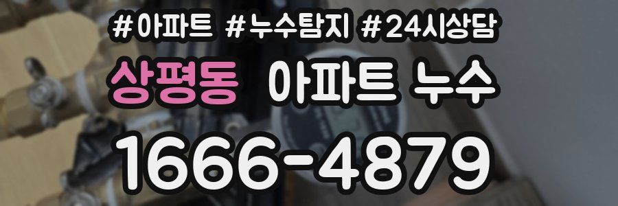 상평동 누수탐지