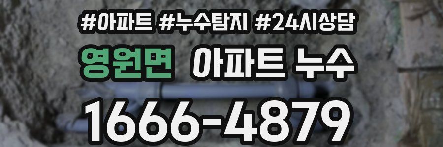 영원면 누수탐지