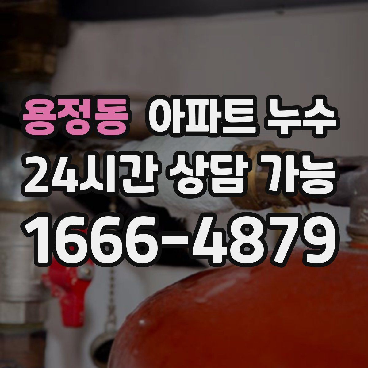 용정동 아파트 누수 바닥 타일이 차갑고 축축할 때