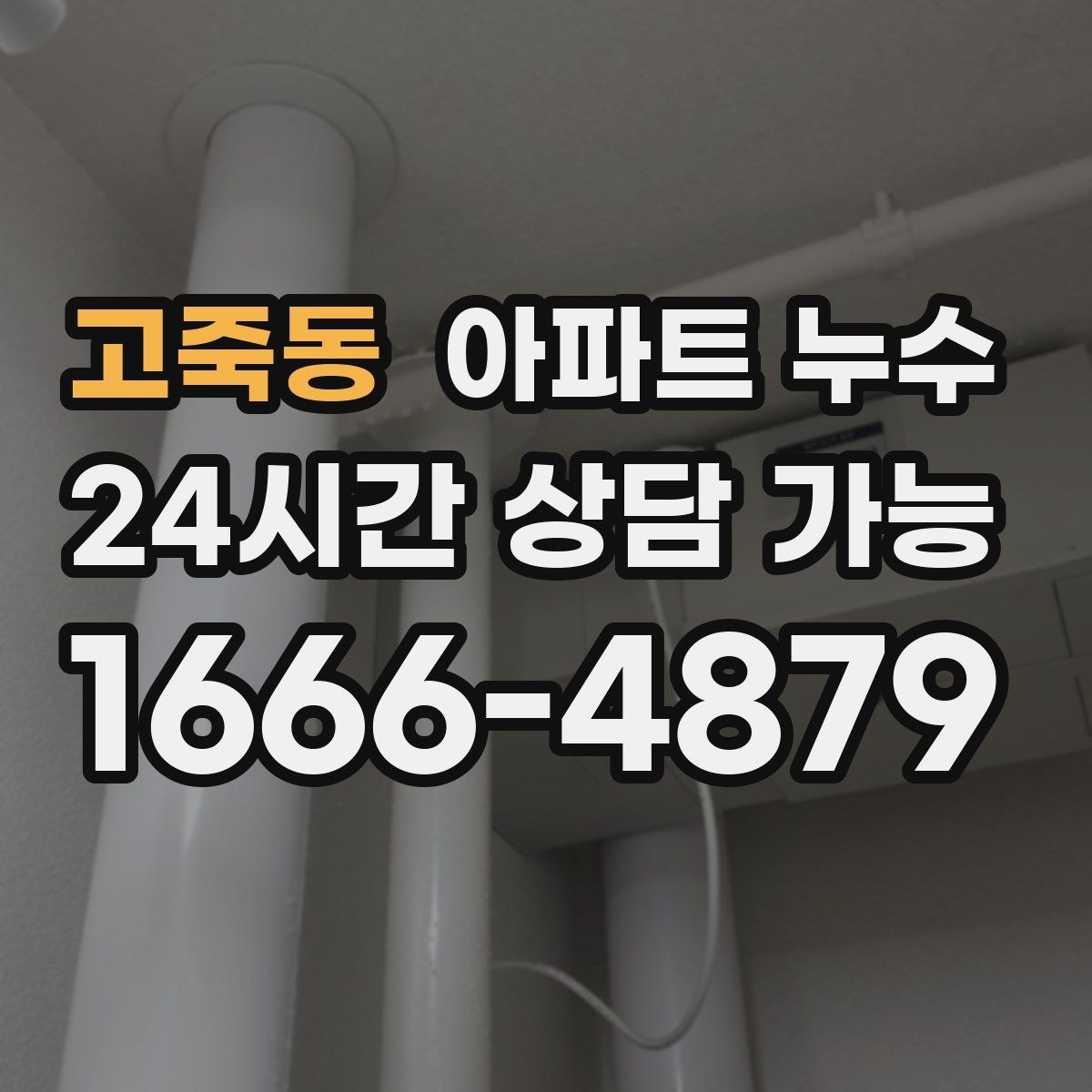 고죽동 아파트 누수 초기 대응만 잘해도 달라집니다