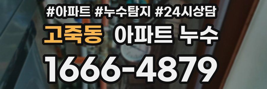 고죽동 누수탐지