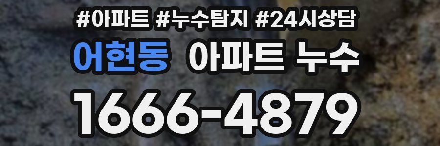 어현동 누수탐지