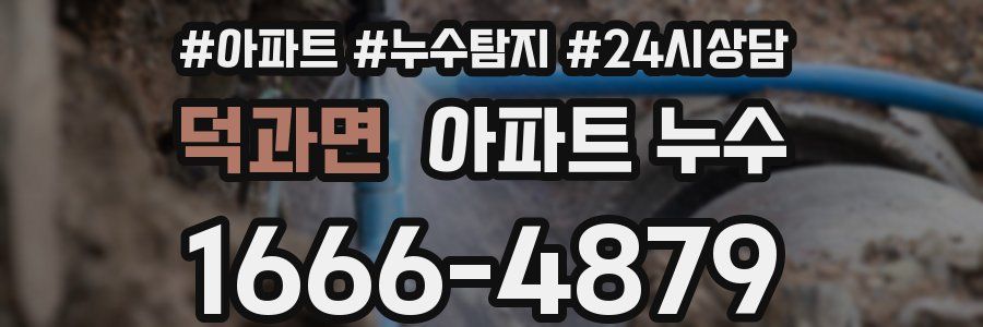 덕과면 누수탐지