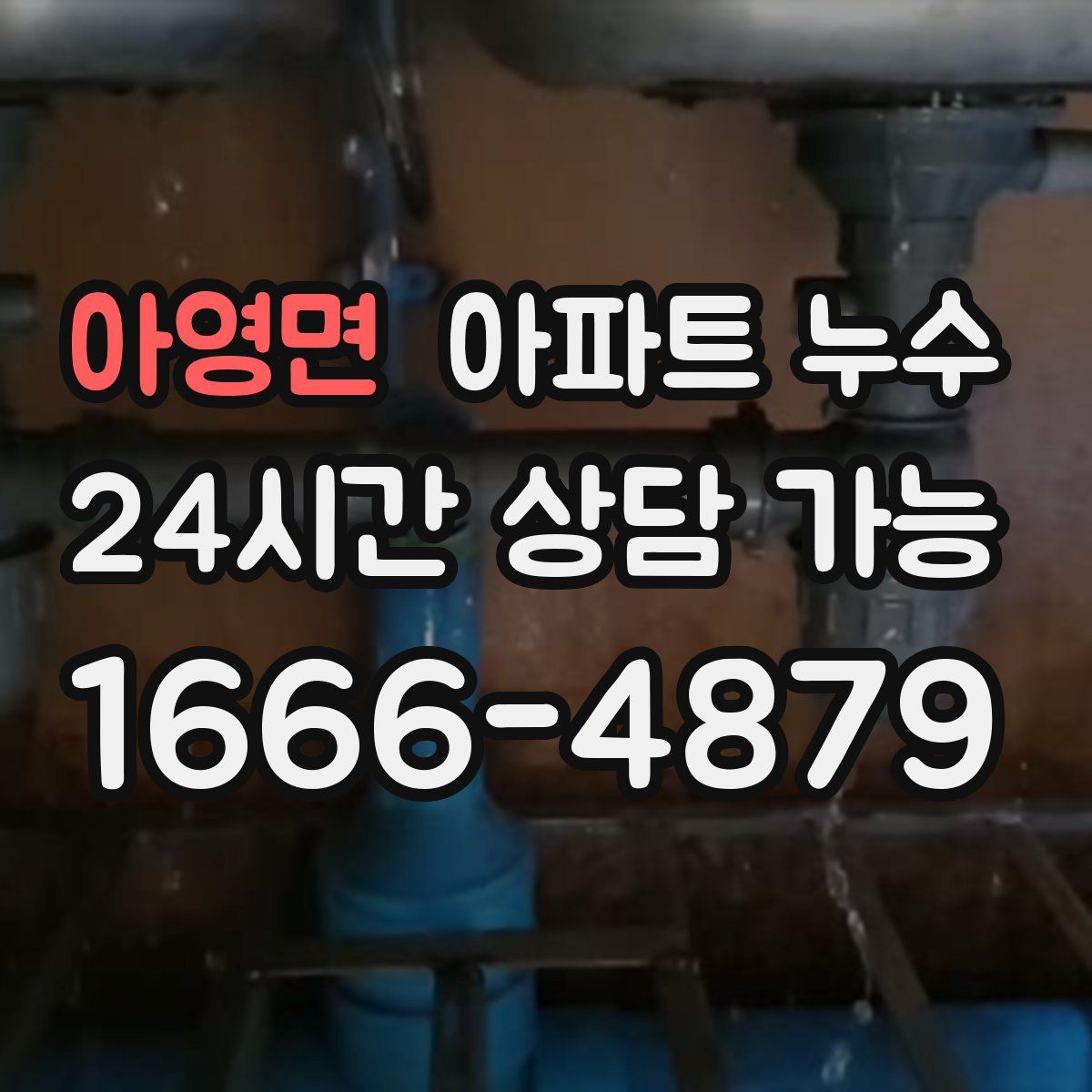 아영면 아파트 누수탐지