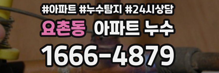 요촌동 누수탐지