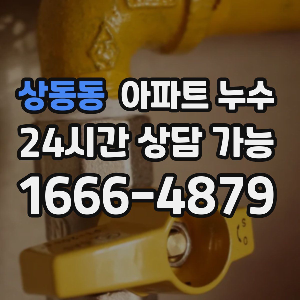 상동동 아파트 누수탐지