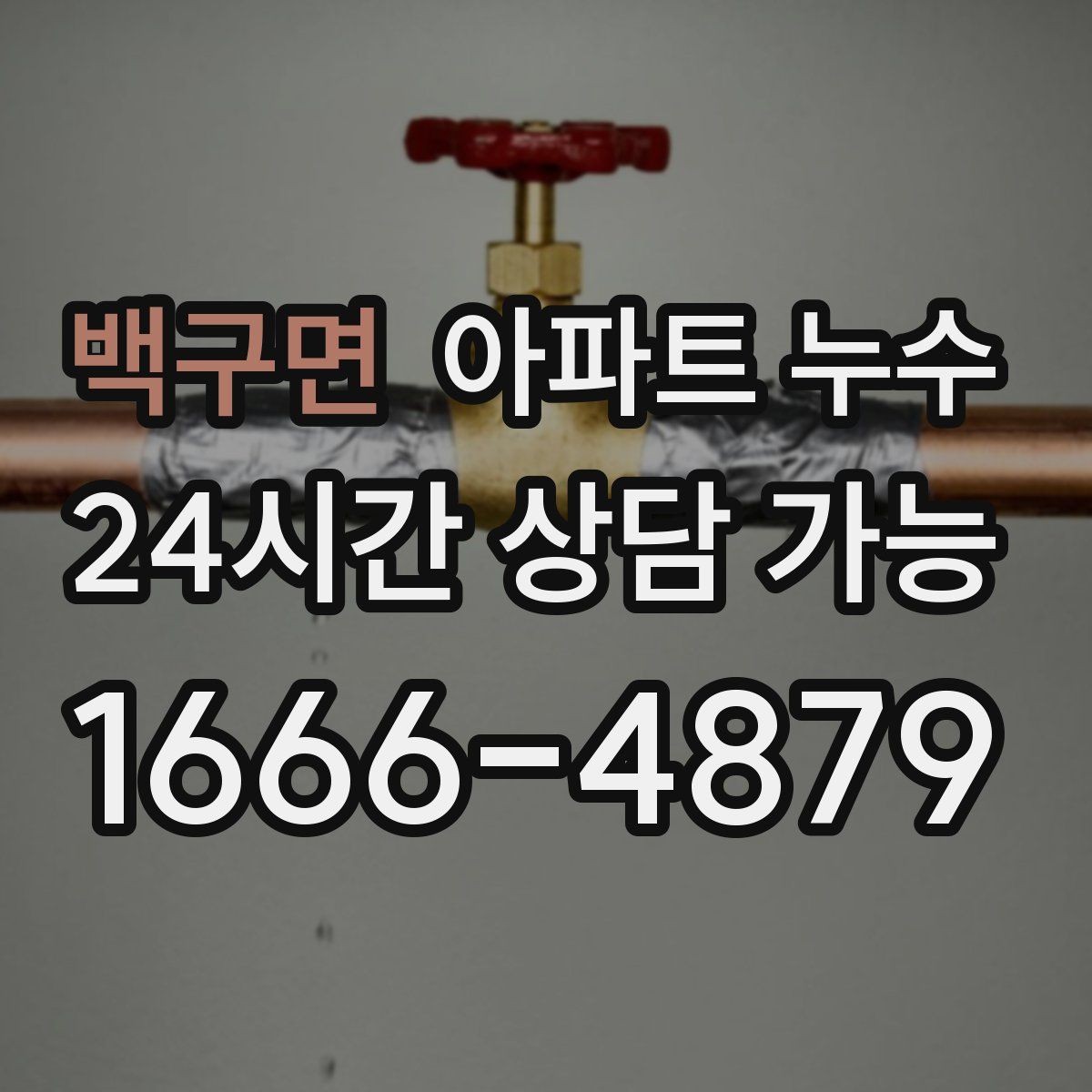 백구면 아파트 누수 벽면 아래쪽이 젖는 경우의 점검 순서