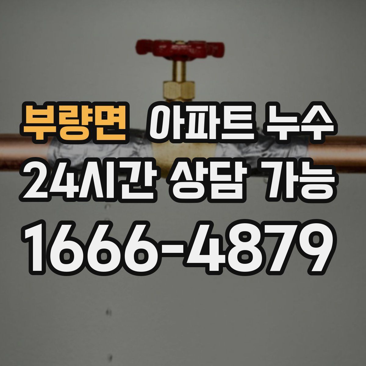 부량면 아파트 누수탐지