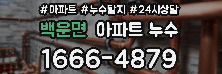 백운면 누수탐지