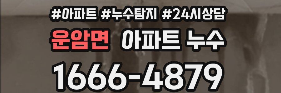 운암면 누수탐지