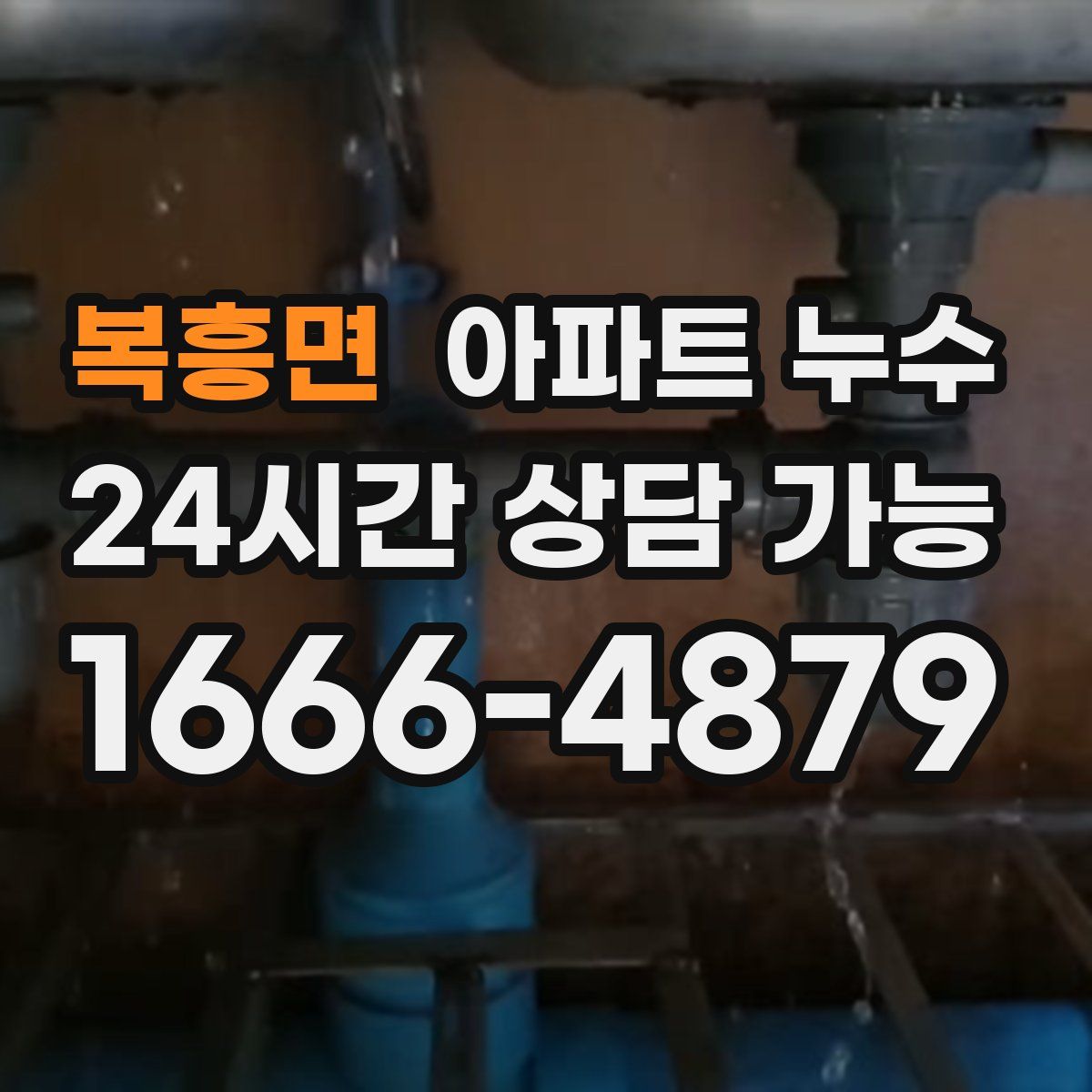 복흥면 아파트 누수탐지