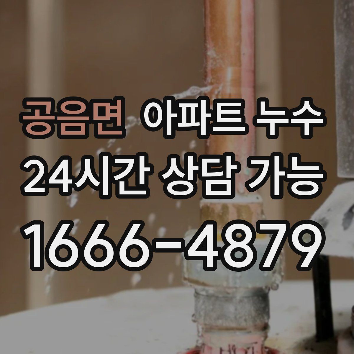공음면 아파트 누수 방 천장 얼룩이 생겼다면