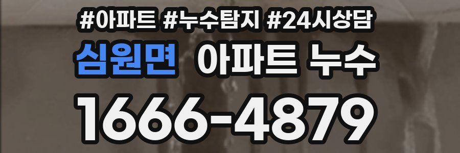 심원면 누수탐지