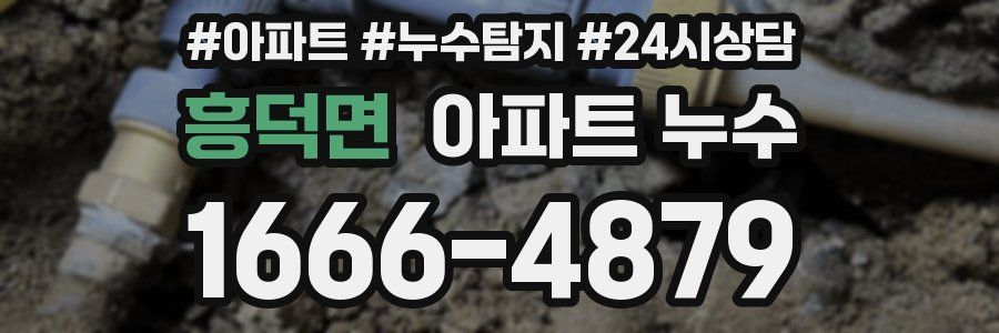 흥덕면 누수탐지