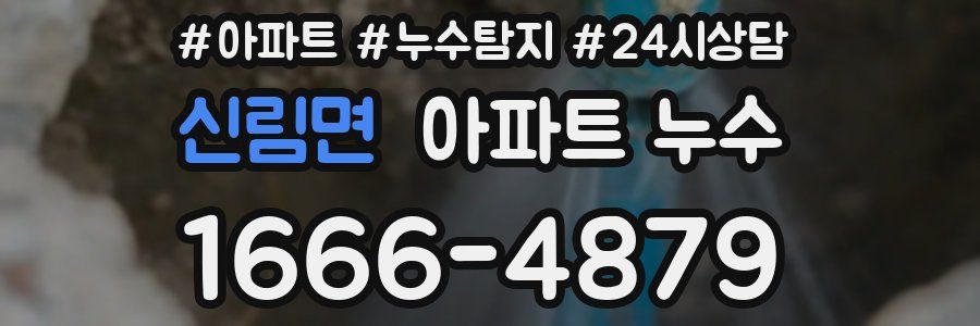 신림면 누수탐지