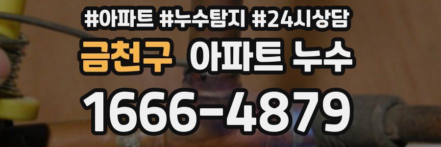 금천구 누수탐지